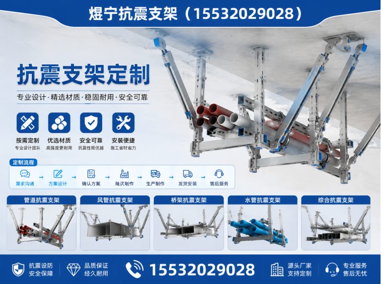 郑州抗震支架厂家展示图